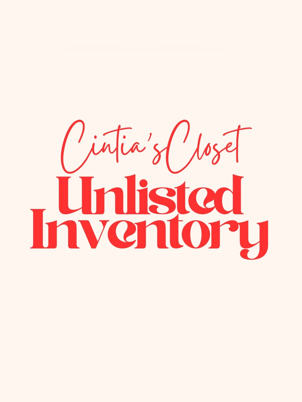 Live Show Unlisted Inventory - No Cancellations or Returns